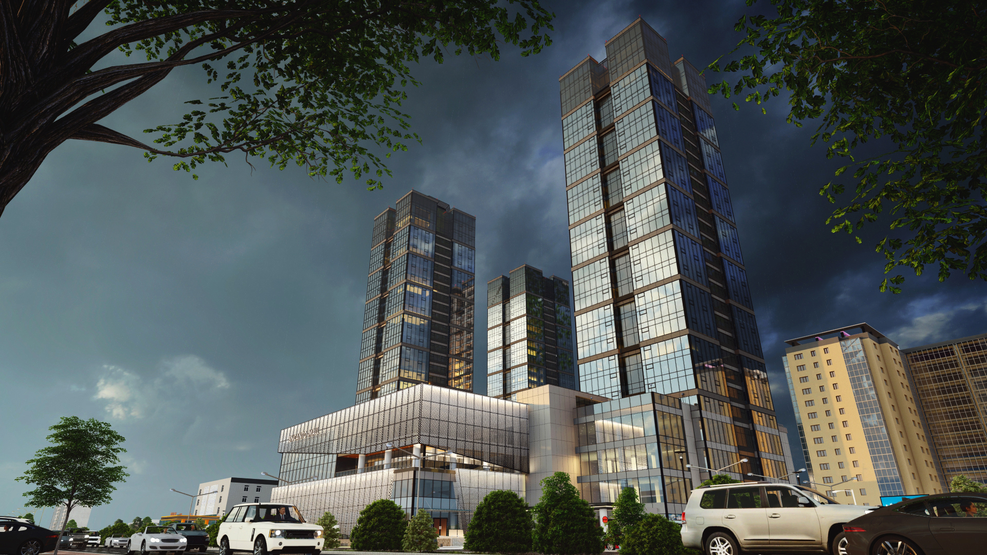 Mall entrance design